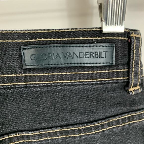 Gloria Vanderbilt Black Hi Waist Mom Jeans Sz 12 - Picture 6 of 8